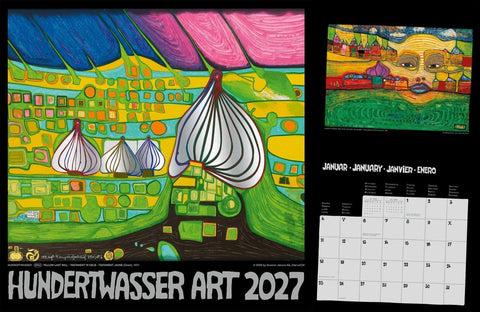 Hundertwasser Broschürenkalender Art 2027