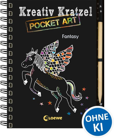 Kreativ-Kratzel Pocket Art: Fantasy