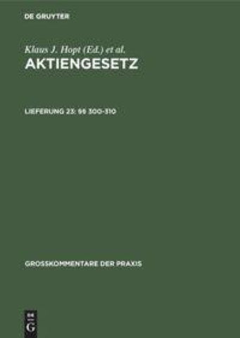 Aktiengesetz / §§ 300-310