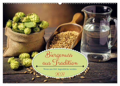 Biergenuss aus Tradizion (Wandkalender 2027 DIN A2 quer), CALVENDO Monatskalender