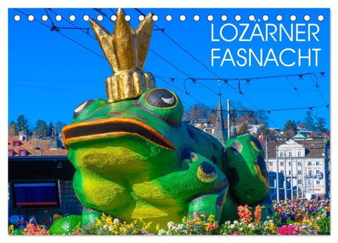 Lozärner Fasnacht (Tischkalender 2027 DIN A5 quer), CALVENDO Monatskalender