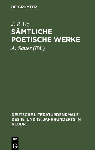 Sämtliche poetische Werke