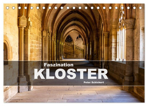 Faszination Kloster (Tischkalender 2027 DIN A5 quer), CALVENDO Monatskalender