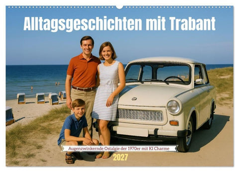Alltagsgeschichten mit Trabant (Wandkalender 2027 DIN A2 quer), CALVENDO Monatskalender