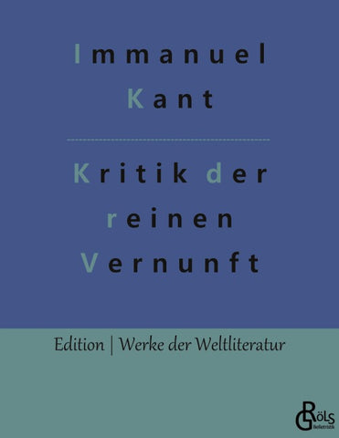 Kritik der reinen Vernunft