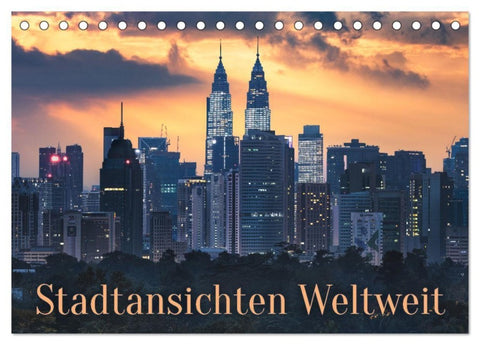 Stadtansichten Weltweit (Tischkalender 2027 DIN A5 quer), CALVENDO Monatskalender