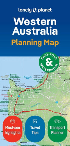 Lonely Planet Western Australia Planning Map
