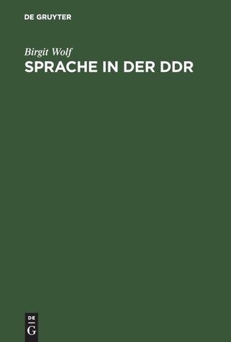 Sprache in der DDR