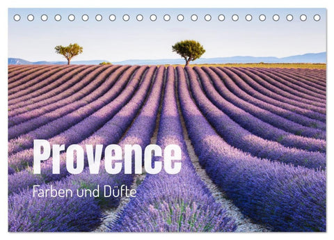 Provence - Farben und Düfte (Tischkalender 2027 DIN A5 quer), CALVENDO Monatskalender