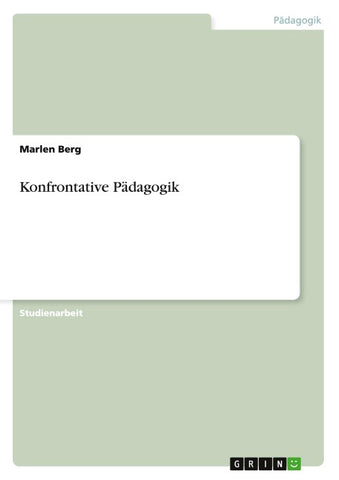 Konfrontative Pädagogik