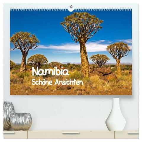 Namibia - Schöne Ansichten (hochwertiger Premium Wandkalender 2027 DIN A2 quer), Kunstdruck in Hochglanz