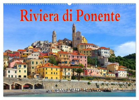 Riviera di Ponente (Wandkalender 2027 DIN A2 quer), CALVENDO Monatskalender