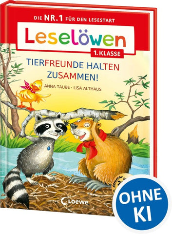 Leselöwen 1. Klasse - Tierfreunde halten zusammen! (Großbuchstabenausgabe)