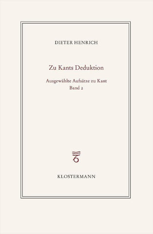 Ausgewählte Schriften zur Philosophie Kants