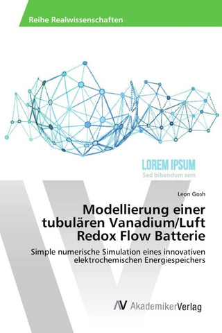 Modellierung einer tubulären Vanadium/Luft Redox Flow Batterie