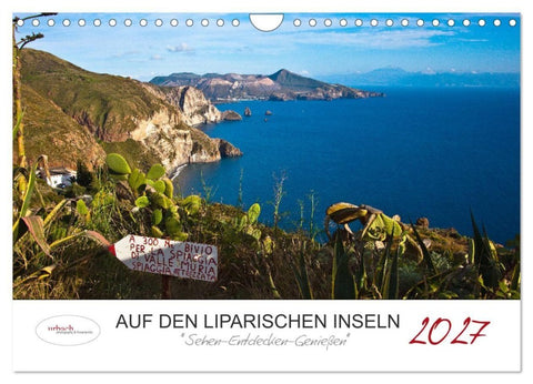 Auf den Liparischen Inseln (Wandkalender 2027 DIN A4 quer), CALVENDO Monatskalender