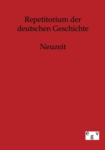 Repetitorium der deutschen Geschichte