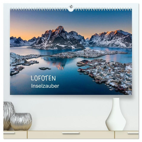 Lofoten Inselzauber (hochwertiger Premium Wandkalender 2027 DIN A2 quer), Kunstdruck in Hochglanz