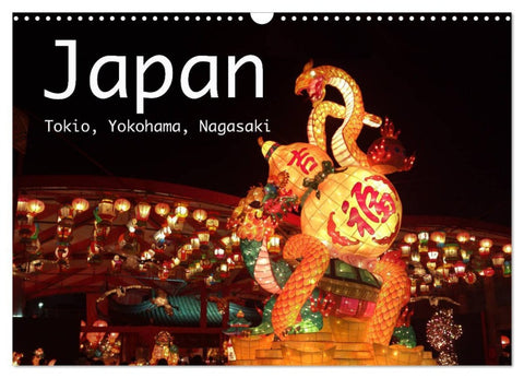 Japan - Tokio, Yokohama, Nagasaki (Wandkalender 2026 DIN A3 quer), CALVENDO Monatskalender