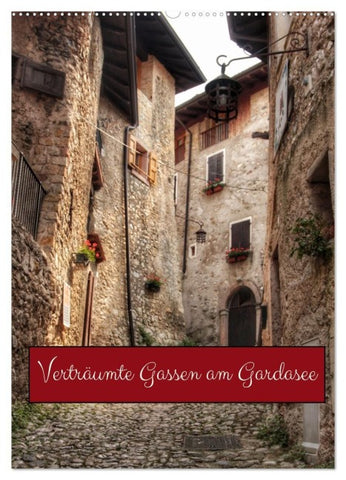 Verträumte Gassen am Gardasee (Wandkalender 2027 DIN A2 hoch), CALVENDO Monatskalender