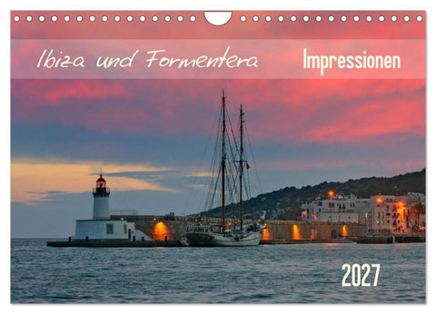 Ibiza und Formentera Impressionen (Wandkalender 2027 DIN A4 quer), CALVENDO Monatskalender