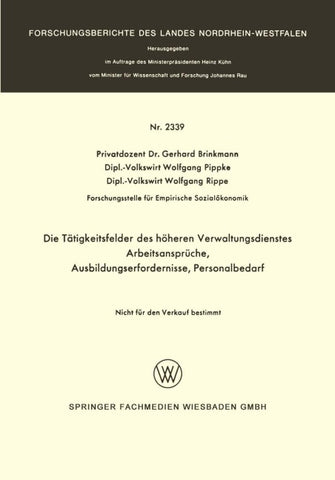 Die Tätigkeitsfelder des höheren Verwaltungsdienstes