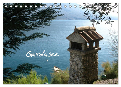Gardasee (Tischkalender 2027 DIN A5 quer), CALVENDO Monatskalender