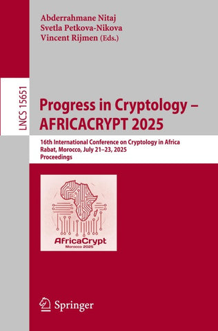 Progress in Cryptology - AFRICACRYPT 2025