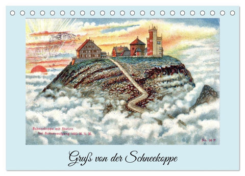 Gruß von der Schneekoppe (Tischkalender 2026 DIN A5 quer), CALVENDO Monatskalender