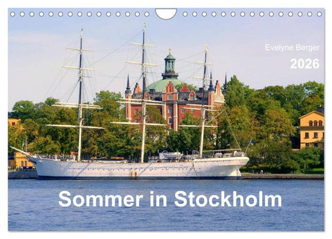 Sommer in Stockholm 2026 (Wandkalender 2026 DIN A4 quer), CALVENDO Monatskalender