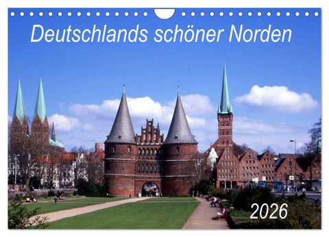 Deutschlands schöner Norden (Wandkalender 2026 DIN A4 quer), CALVENDO Monatskalender