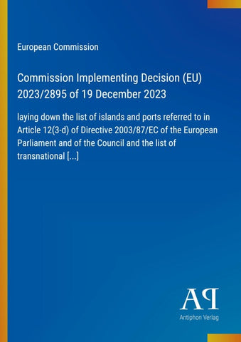 Commission Implementing Decision (EU) 2023/2895 of 19 December 2023