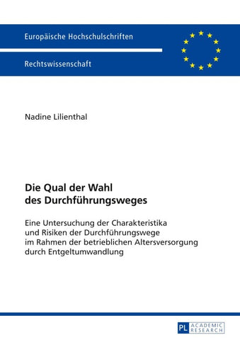 Die Qual der Wahl des Durchführungsweges