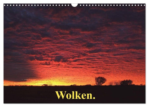 Wolken. (Wandkalender 2027 DIN A3 quer), CALVENDO Monatskalender