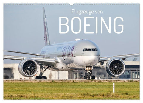 Flugzeuge von Boeing (Wandkalender 2027 DIN A2 quer), CALVENDO Monatskalender