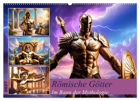 Römische Götter (Wandkalender 2027 DIN A2 quer), CALVENDO Monatskalender