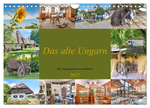Das alte Ungarn (Wandkalender 2027 DIN A4 quer), CALVENDO Monatskalender