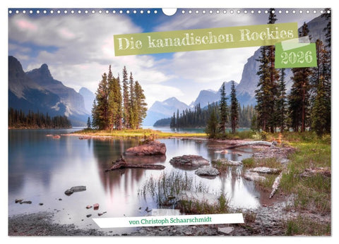 Die kanadischen Rockies (Wandkalender 2026 DIN A3 quer), CALVENDO Monatskalender