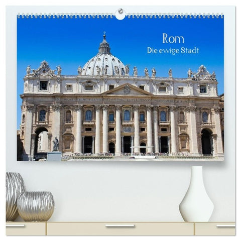 Rom (hochwertiger Premium Wandkalender 2027 DIN A2 quer), Kunstdruck in Hochglanz