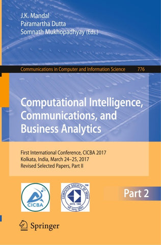 Computational Intelligence, Communications, and Business Analytics
