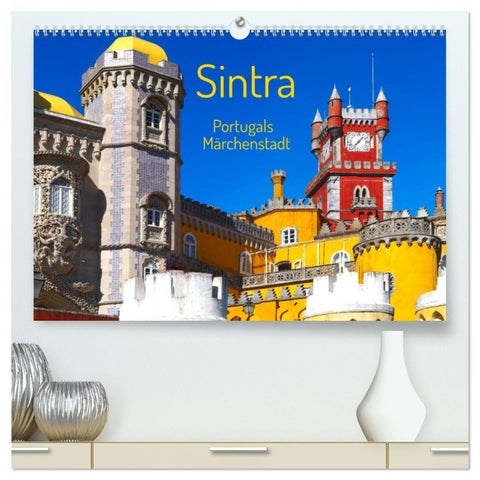 Sintra - Portugals Märchenstadt (hochwertiger Premium Wandkalender 2027 DIN A2 quer), Kunstdruck in Hochglanz