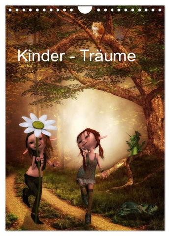 Kinder - Träume (Wandkalender 2027 DIN A4 hoch), CALVENDO Monatskalender