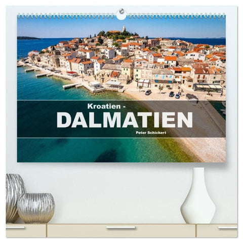 Kroatien - Dalmatien (hochwertiger Premium Wandkalender 2027 DIN A2 quer), Kunstdruck in Hochglanz