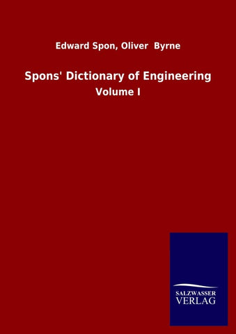 Spons' Dictionary of Engineering