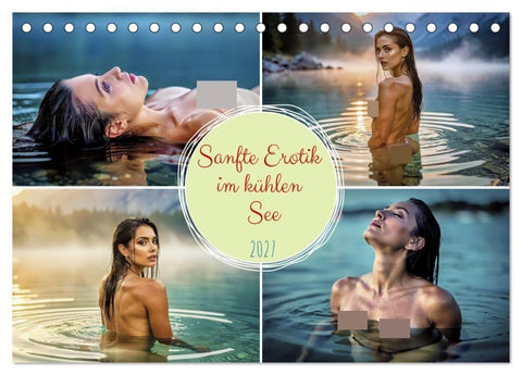 Sanfte Erotik im kühlen See (Tischkalender 2027 DIN A5 quer), CALVENDO Monatskalender