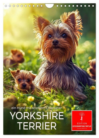 Yorkshire Terrier - ein Hund mit starkem Charakter (Wandkalender 2027 DIN A4 hoch), CALVENDO Monatskalender