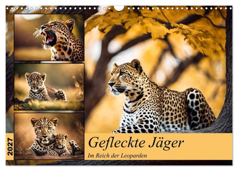 Gefleckte Jäger (Wandkalender 2027 DIN A3 quer), CALVENDO Monatskalender