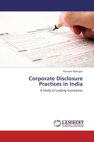 Corporate Disclosure Practices in India