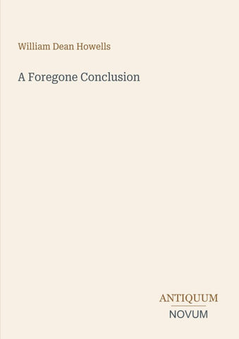 A Foregone Conclusion