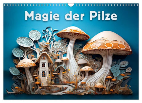 Magie der Pilze (Wandkalender 2026 DIN A3 quer), CALVENDO Monatskalender